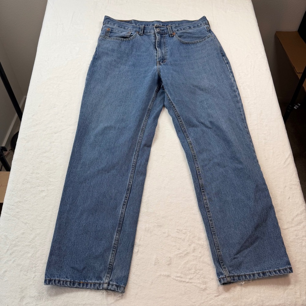 Levi's 550 Relaxed Fit Jeans Mens 34x30 Blue Excellent Medium Wash Denim 3937